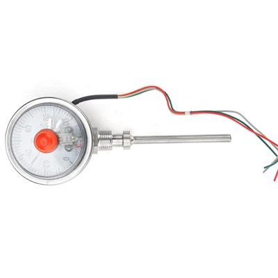 เทอร์โมมิเตอร์ Bimetallic พร้อมหน้าสัมผัสทางไฟฟ้า